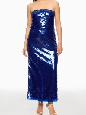 ml monique lhuillier amelia floral strapless corset maxi dress Amelia Floral Strapless Corset Maxi Dress On Sale Now with Up to 52% Off